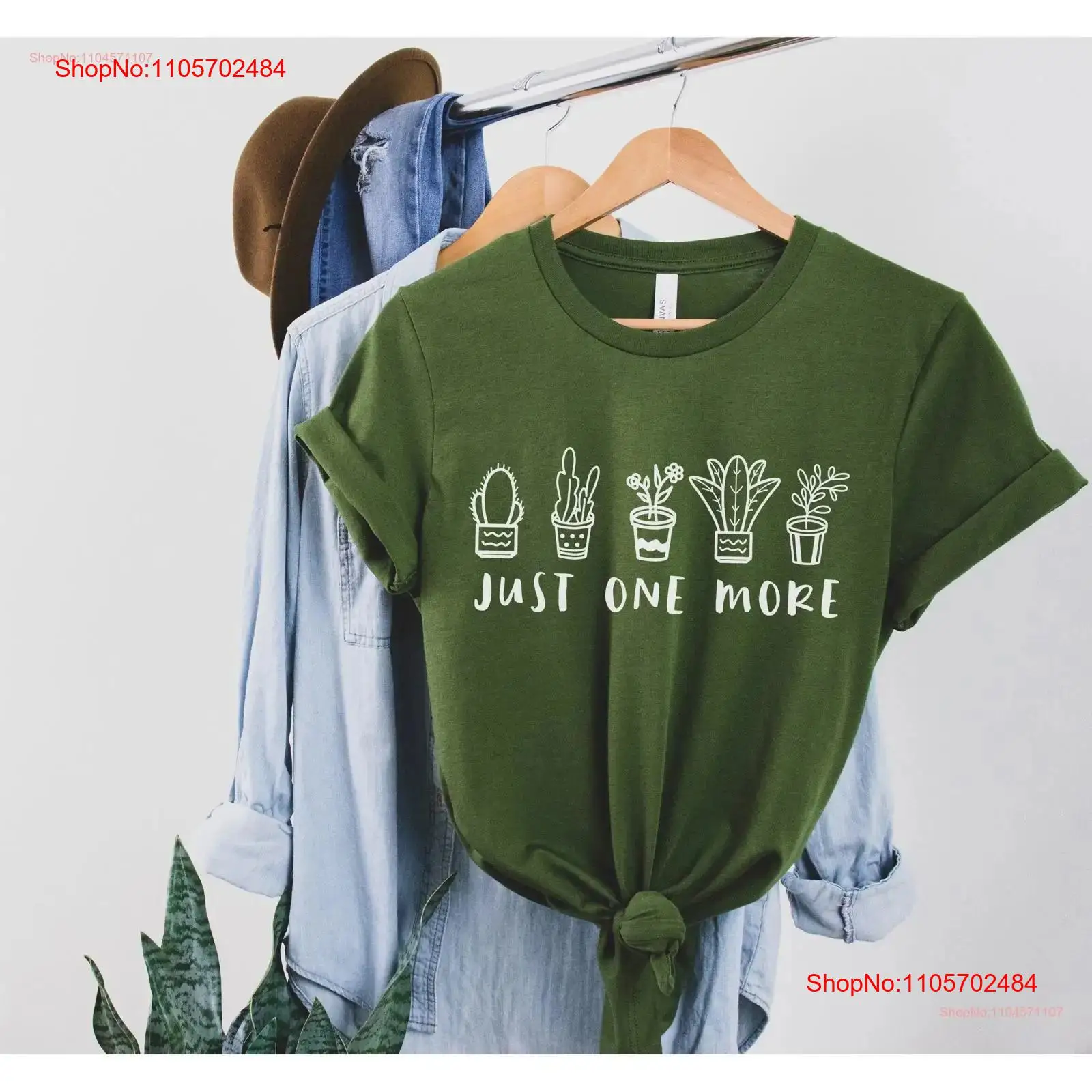 Just One More PlanT Tシャツ 面白いエコ - Plant Parenthood のレビューと価格
